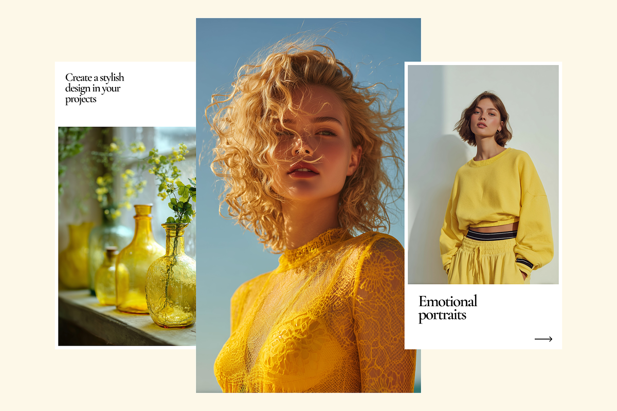 151 Yellow Fashion Stock Images, a Beauty & Fashion Photo by Welovegraphics (Photo 5 of 10)