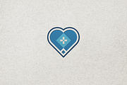 Minimalist Love Medical Logo, a Branding & Logo Template by Luxury Logos (Thumbnail 4 of 4)