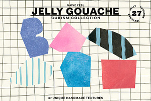 Jelly Gouache Textures