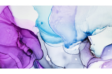 Alcohol ink. Grey Marble Texture, an Abstract Photo by Yummy art