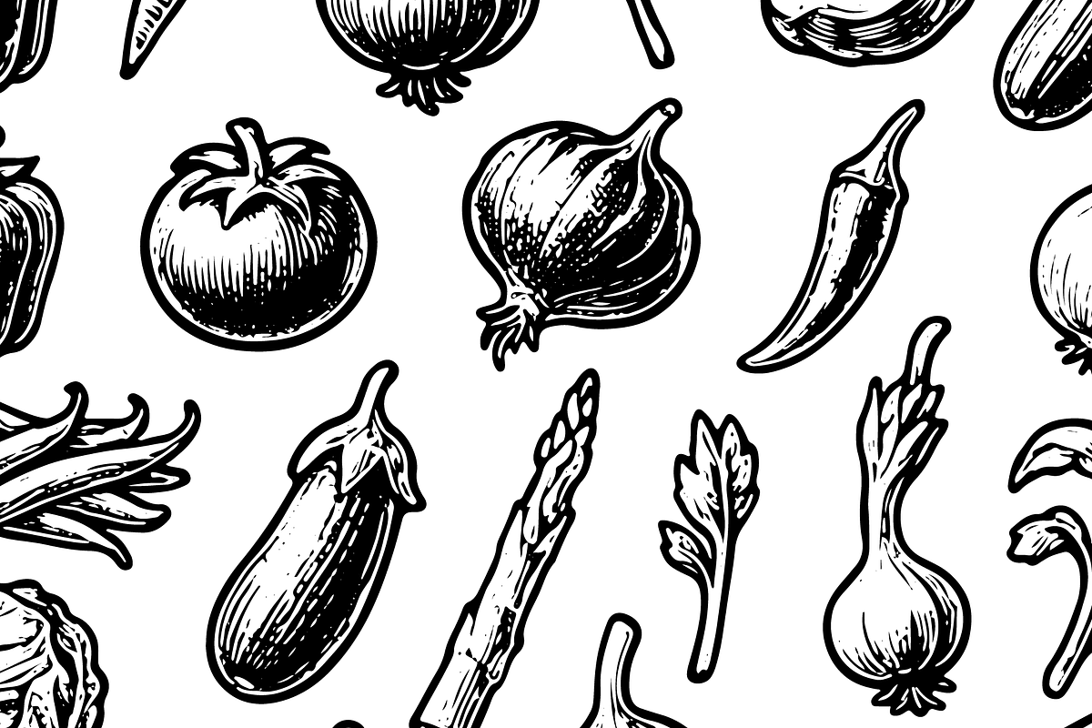 Vegetable Collection Set, an Object Graphic by RT Studio (Photo 4 of 4)