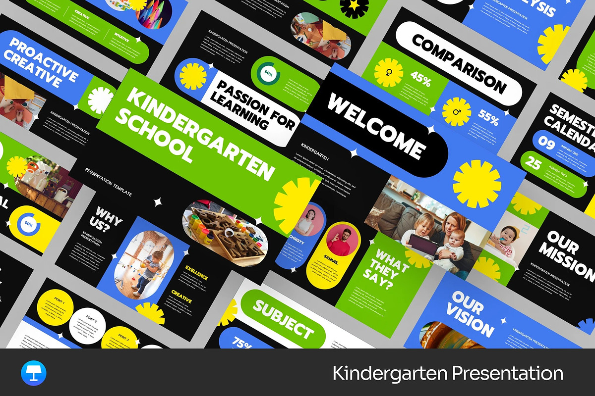 Creative Kindergarten Keynote, a Presentation Template by Fit-tee (Photo 1 of 2)