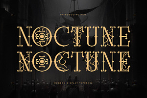 Noctune Modern Display Font