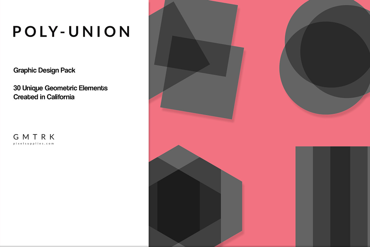 Poly-Union Geometric Design Kit, an Object Graphic by Pixel Supplies (Photo 1 of 5)
