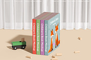 Square Book Mockup, a Books & Magazine Mockup by WebAndCat (Thumbnail 12 of 13)