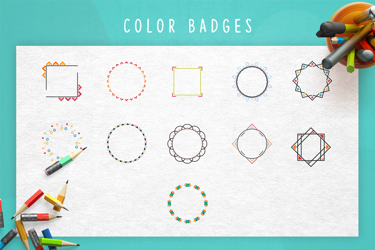Colors Logo Creation Kit -50%, a Branding & Logo Template by VP Fonts (Photo 7 of 10)