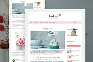 Sweet Cake - Food WordPress Theme