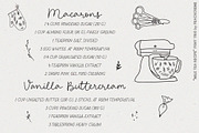 Milk Tea Recipe // FONT TRIO+GRAPHIC, a Handwritten Font by PeachCreme (Thumbnail 2 of 14)