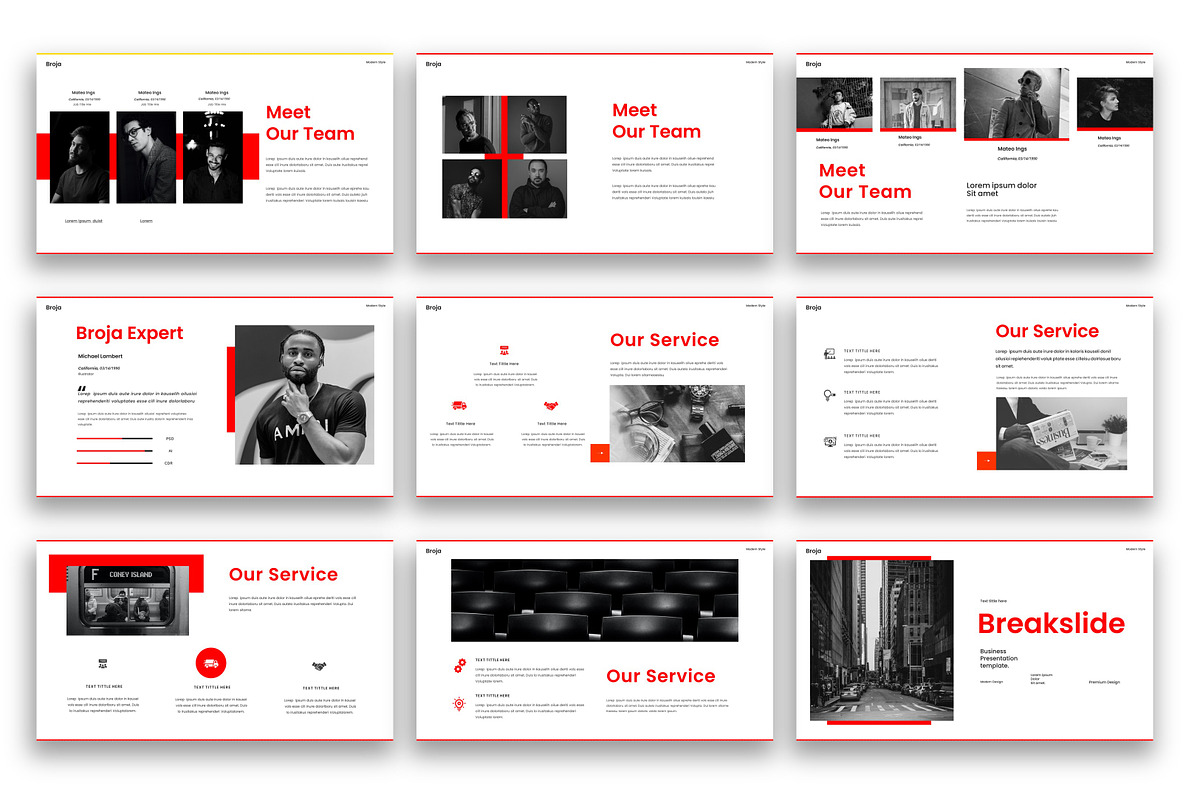 Broja – Business PowerPoint Template, a Presentation Template by kreatifreya (Photo 3 of 5)