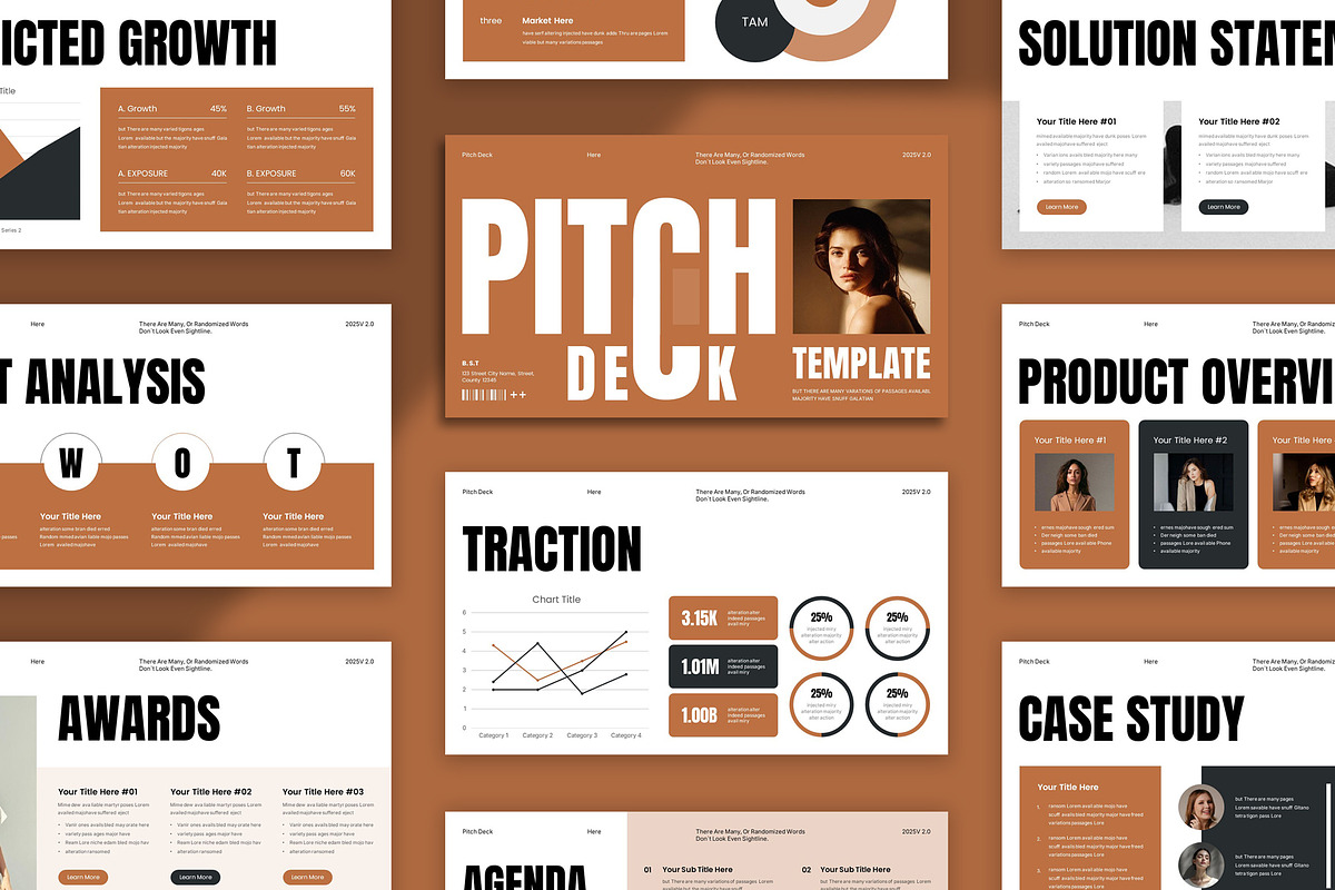 Pitch Deck Presentation Template preview 2