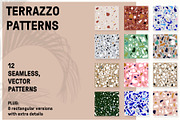 12 Terrazzo Patterns + bonus, a Pattern Graphic by Livi's Goodies (Thumbnail 1 of 5)