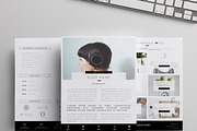 Blog Media Kit Template | 3 Pages, a Resume Template by Blogger Kit Co. (Thumbnail 3 of 7)
