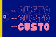 Fascinating contrasting font Gummi, a Sans Serif Font by Anastasia Cuza (Thumbnail 5 of 7)