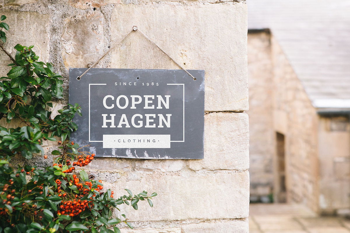 Styled Sign Board Logo Mockup, a Product Mockup by MockUpgrade (Photo 3 of 6)