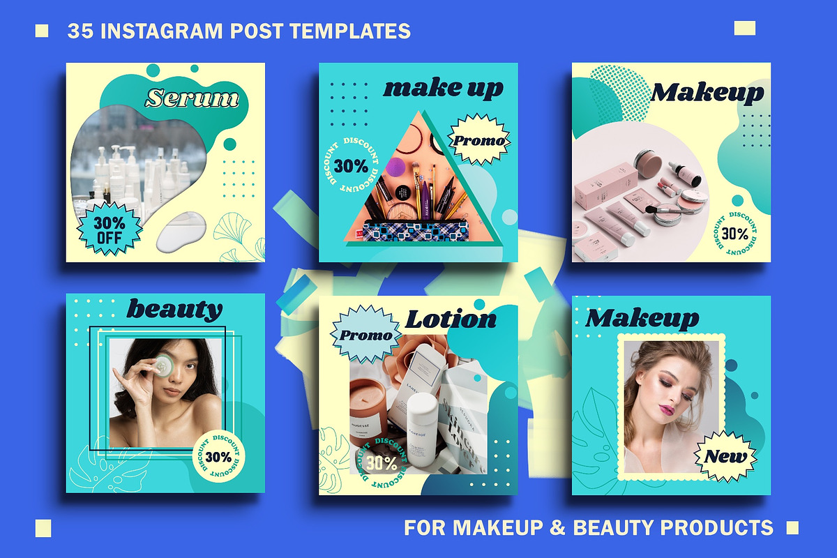 Canva Instagram Template Beauty Shop, a Social Media Template by Vectorheroes (Photo 3 of 7)