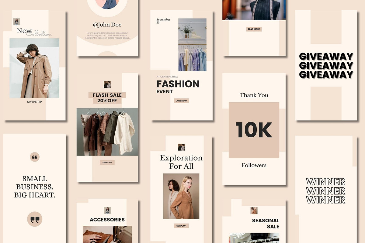 Adorable Social Media Story Template, a Social Media Template by BoontenStudio (Photo 3 of 8)