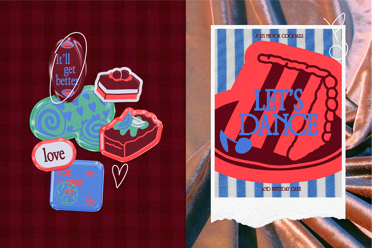 Dessert Delights Vector Set, an Object Graphic by My.Ordinarty (Photo 2 of 8)