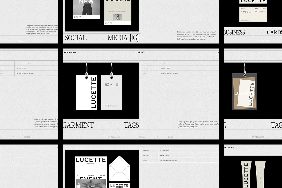 Lucette | Brand Guidelines, a Presentation Template by Studio Standard (Photo 6 of 12)