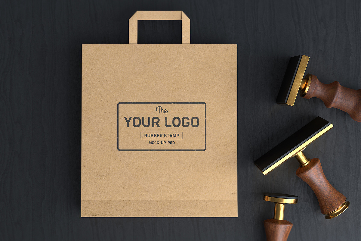 Rubber stamp mockup, a Product Mockup by S_design (Photo 2 of 3)