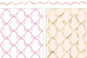 Coquette Bow Trellis Pattern Repeat, a Pattern Graphic by Essem Creatives (Thumbnail 5 of 5)