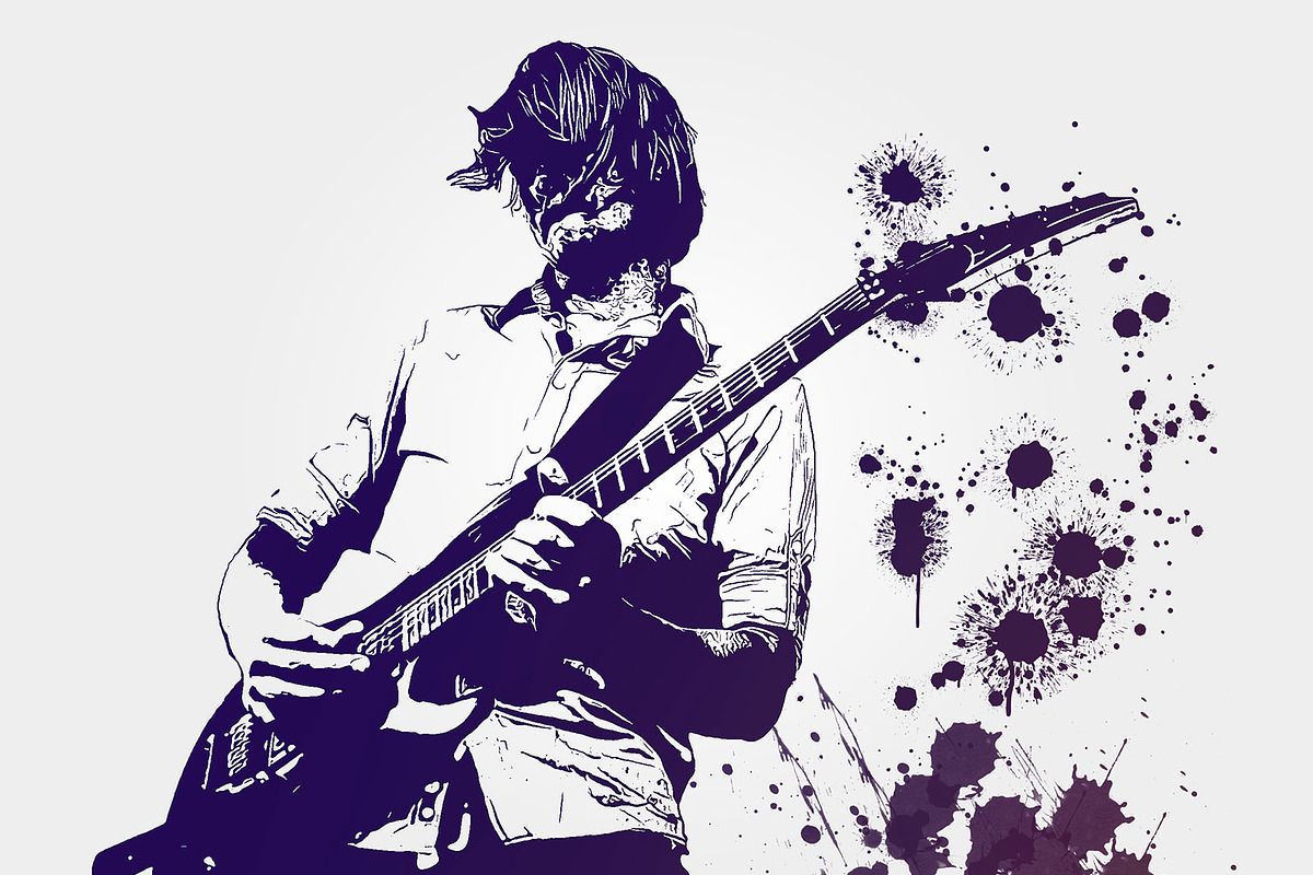 Vector Splash Photoshop Action, an Action Add-On by designvillage (Photo 3 of 15)