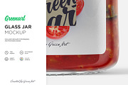 Clear Glass Jar Mockup, a Packaging Mockup by Green Art (Thumbnail 8 of 8)