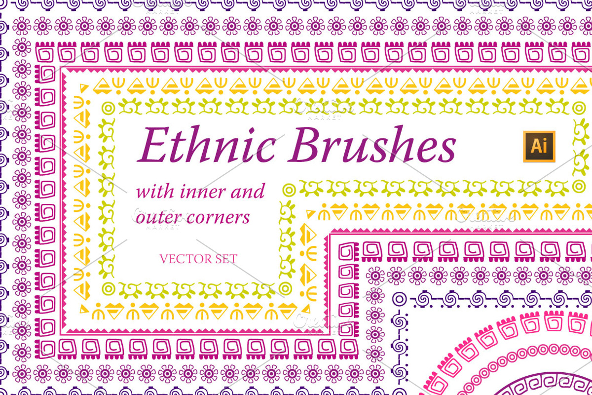 Ethnic Mexican Brushes, a Brush Add-On by Sunny Design (Photo 1 of 5)