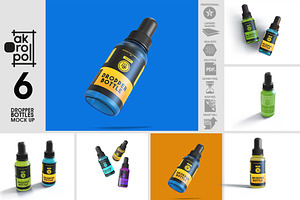 Dropper Bottles Mock Up