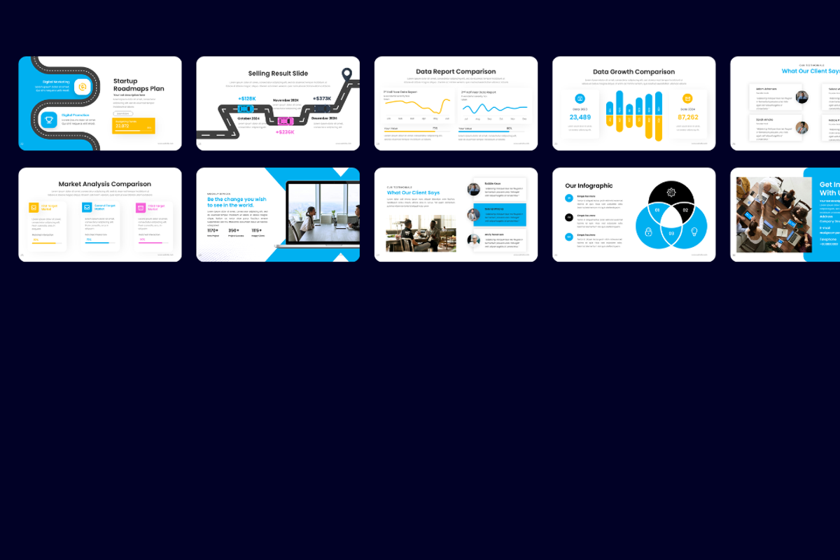 Creative Presentation Bundle, a Presentation Template by Hammad Arif (Photo 65 of 77)