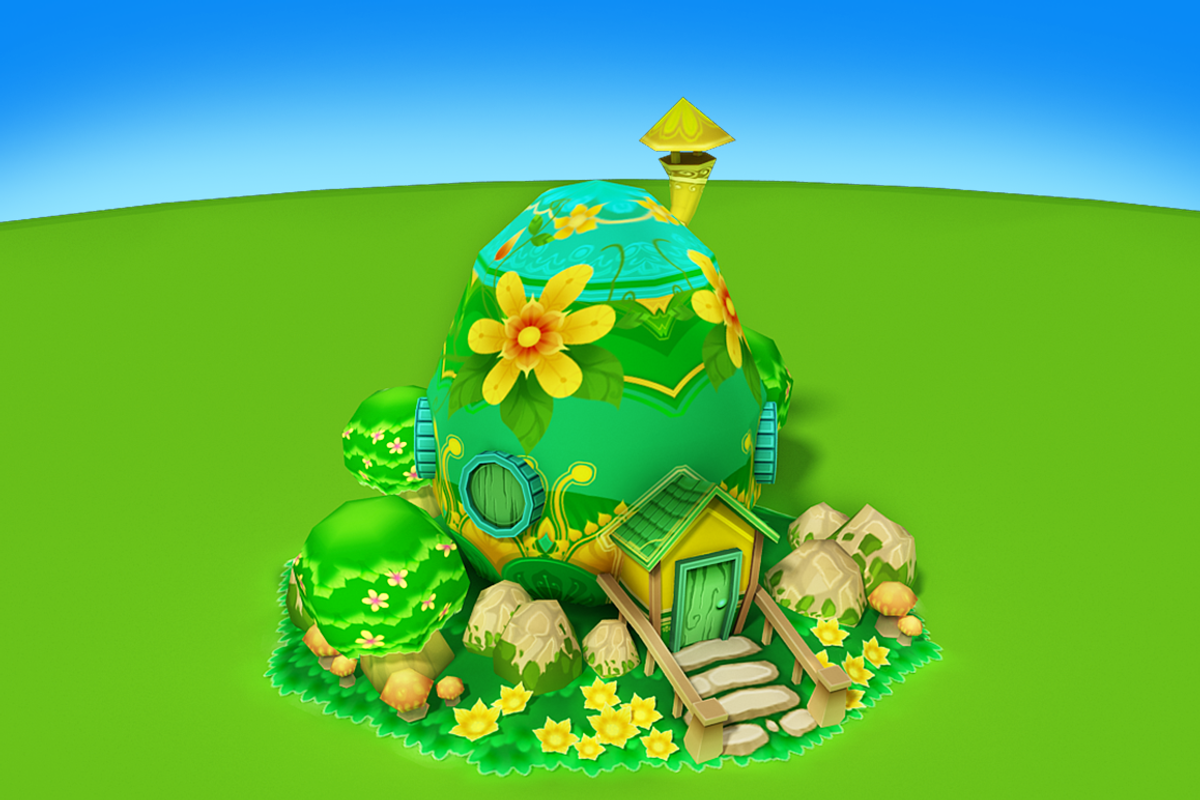 Cartoon Easter Village, an Environmental 3D Model by Souchenki (Photo 21 of 31)
