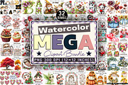 The Mega Sublimation Clipart Bundle, a Seasonal Illustration by SVGArt (Thumbnail 2 of 2)