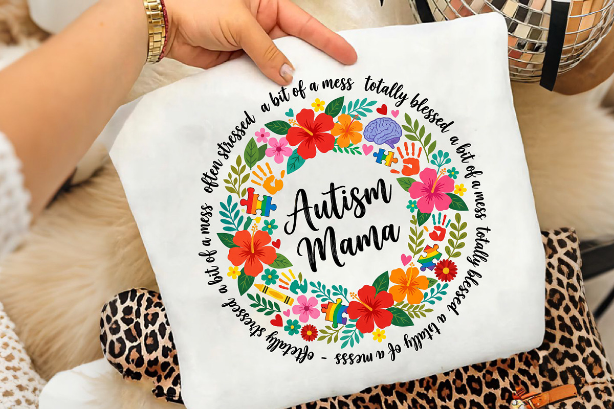 Autism Mama Coquette PNG, an Illustration by CreationArt (Photo 7 of 7)
