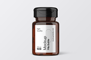 Mini Pill Bottle Mockup with Cap, a Cups & Container Mockup by Mockupdaddy (Thumbnail 2 of 27)