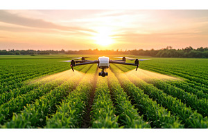 Agricultural drone spraying crops in, a Nature Photo by Igor Tichonow