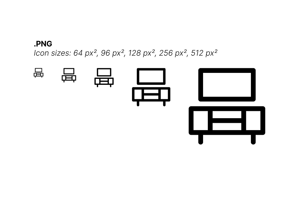 50 Home and Living Icons, an Outline Icon by Side Project (Photo 4 of 7)