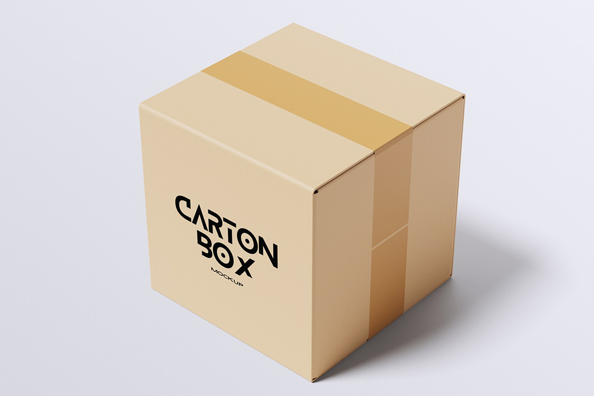 Carton Box Mockup, a Packaging Mockup by Twins_studio926 (Photo 4 of 5)