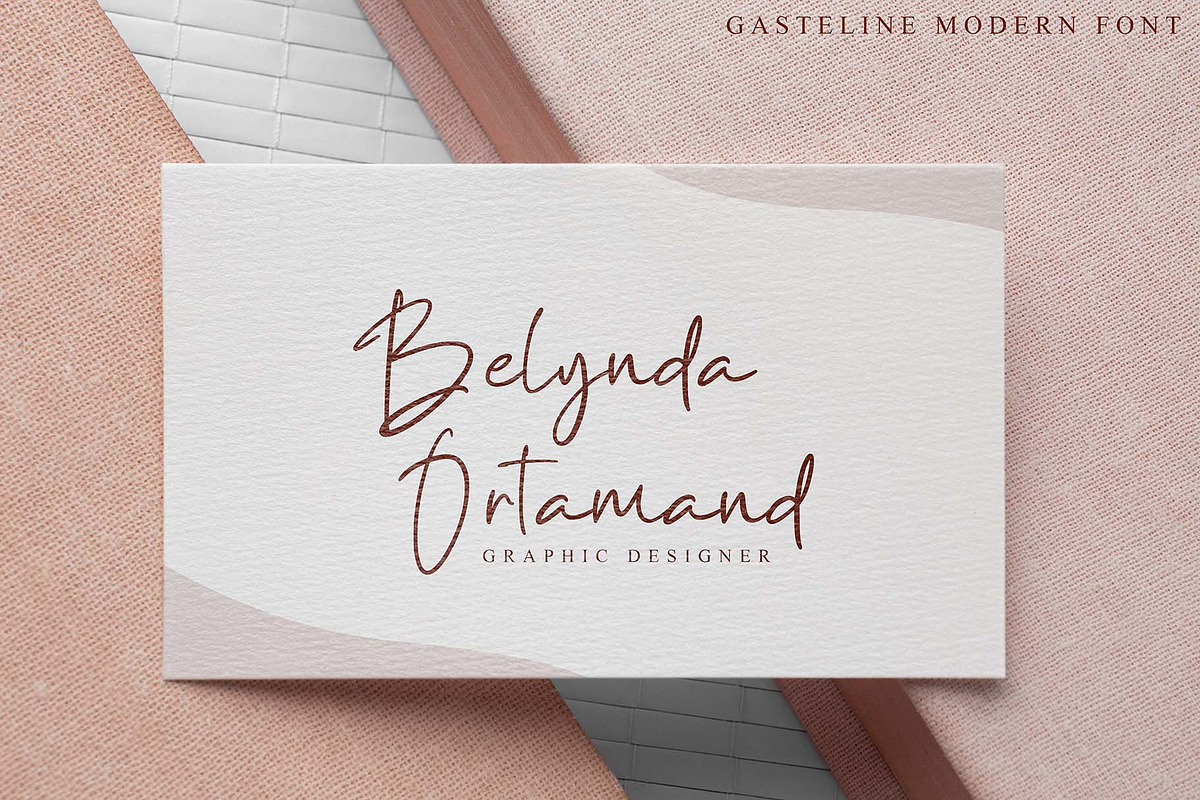 Gasteline - Casual Font, a Script Font by MJB Letters (Photo 4 of 10)