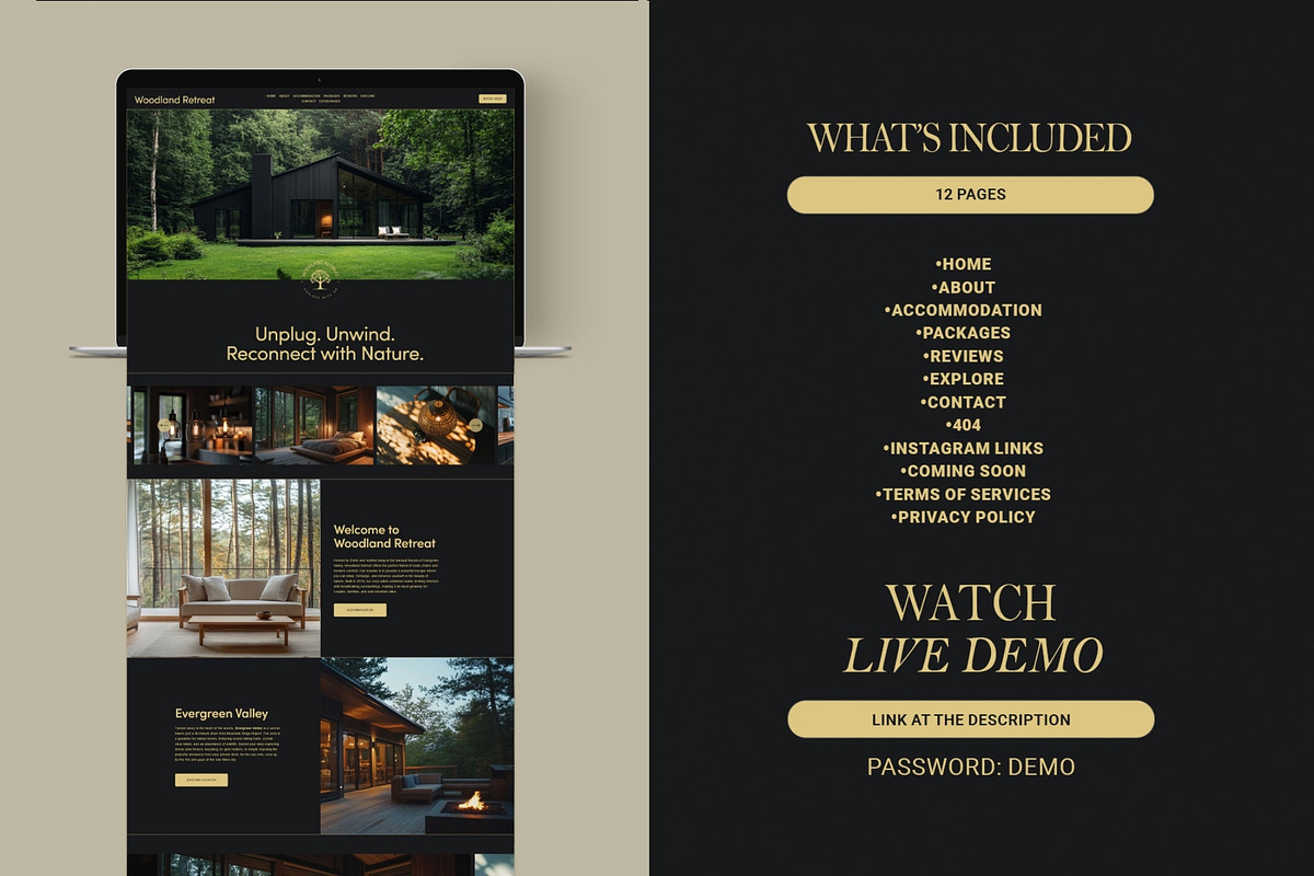 Airbnb Website Squarespace Template, a Squarespace Template by ColorMondays (Photo 4 of 9)