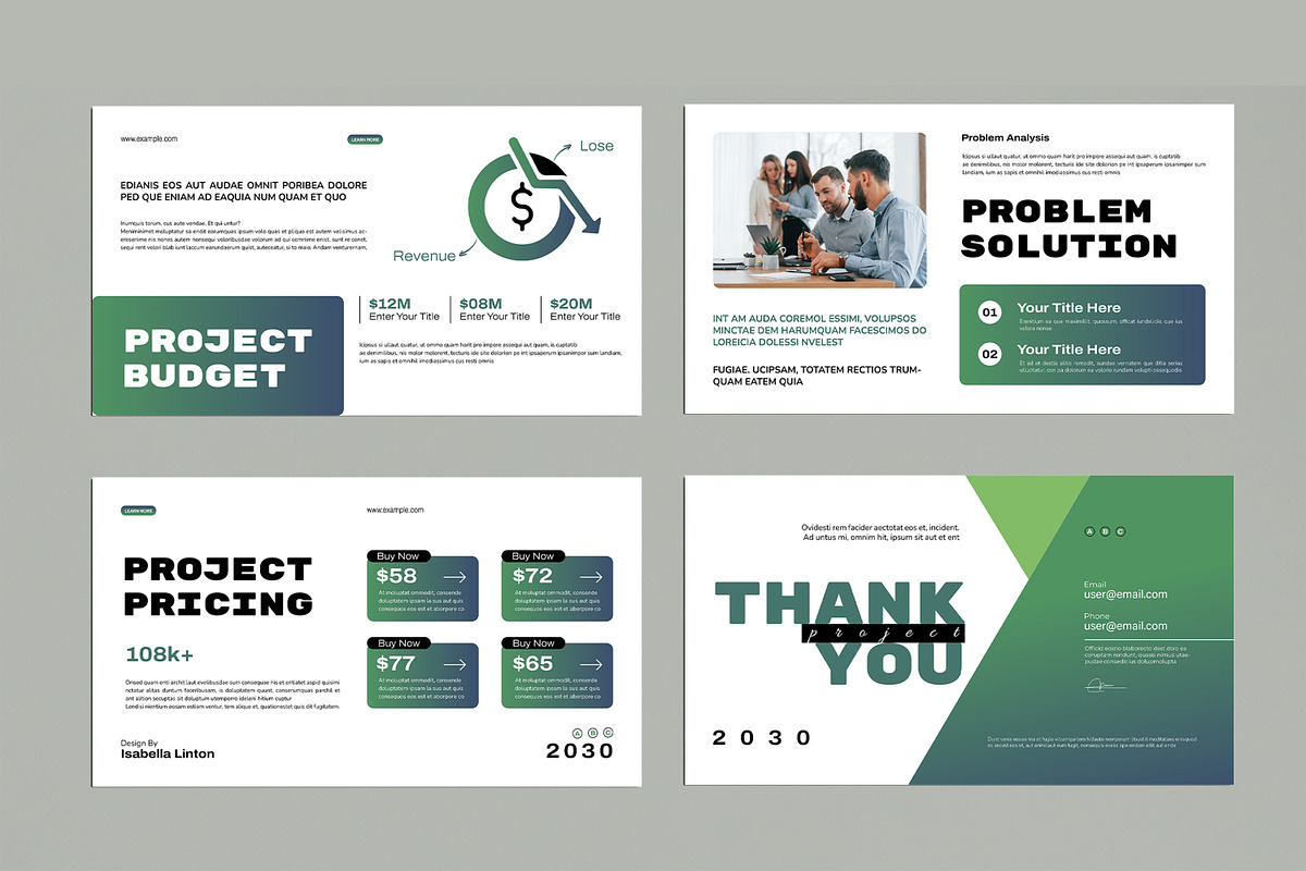 Business Proposal Presentation, a Presentation Template by MightyDesign (Photo 5 of 8)
