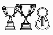 Trophy and Prize Icon Bundle, an Illustration by BIPLOB EXPERT (Thumbnail 5 of 7)