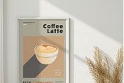 Coffee Latte Art Print, a Poster Template by Bizz_District_Studio (Thumbnail 2 of 2)