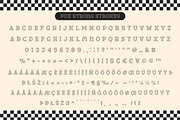 Fox Strong 4 Font Styles, a Slab Serif Font by Fox7 By Rattana (Thumbnail 10 of 13)