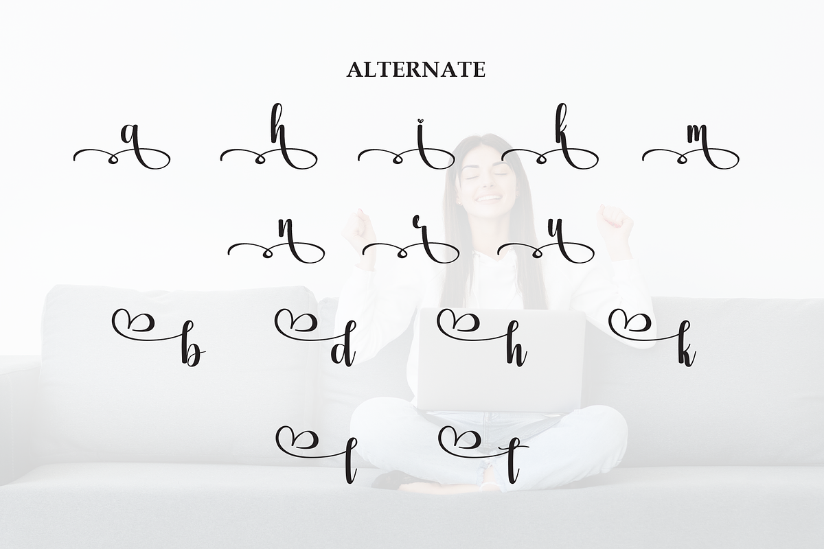 Agreeable | Script Font, a Handwritten Font by Scratchones (Photo 8 of 9)