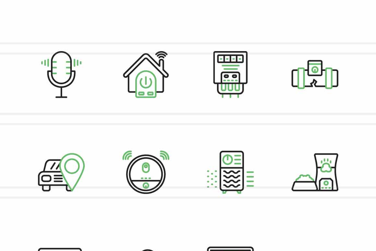 Smart Devices & IoT Icons, an Icon by IconBunny (Photo 2 of 2)