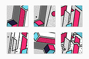40 Vector Bright Backgrounds in 80s, a Pattern Graphic by softulka (Thumbnail 2 of 13)