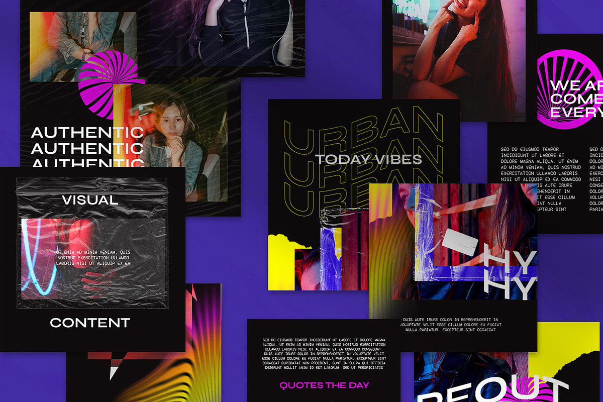 Hype Content Puzzle Instagram Feed, a Social Media Template by Azruca (Photo 5 of 6)
