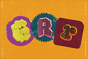 Retro 3D Letter PNGs: Oddtype, an Object Graphic by angelainthefields (Thumbnail 2 of 11)