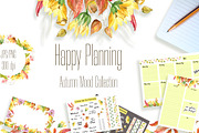 Happy Planning Autumn Collection, a Stationery Template by OlgaSerbun (Thumbnail 1 of 6)