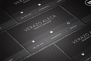 Black Minimal Business Card, a Business Card Template by Verazo (Thumbnail 3 of 3)