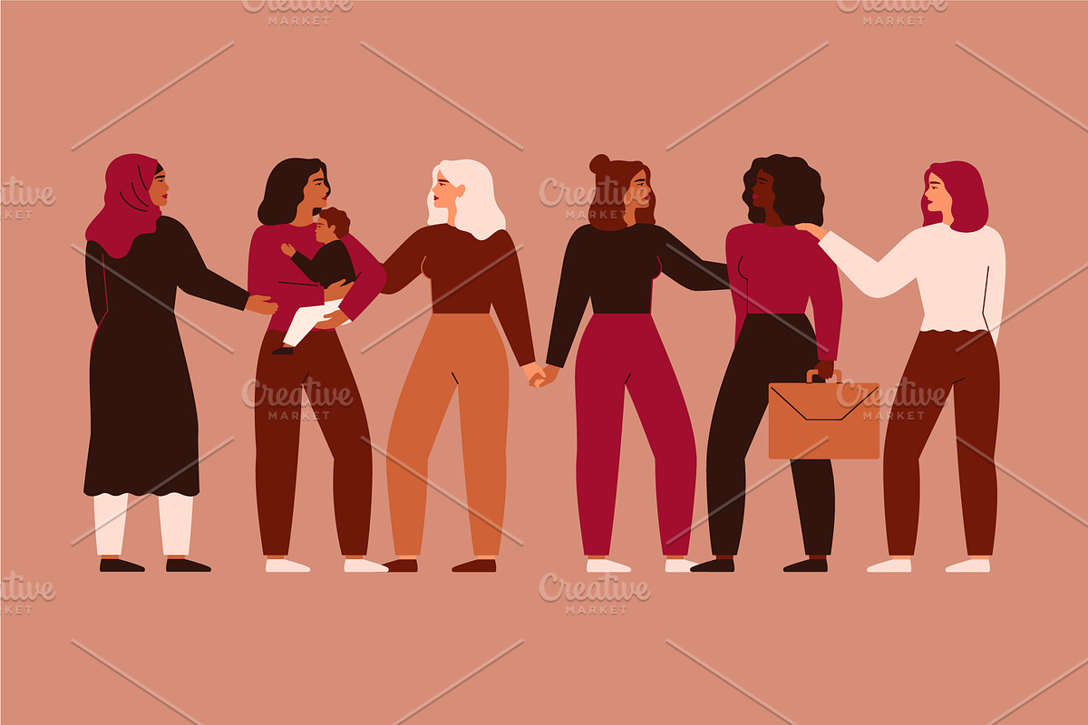 Women in Unity for Women, a Person Illustration by Mary Long (Photo 5 of 5)
